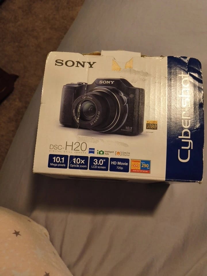 Sony Cyber-shot DSC-H20 Digital Cameras Black New Body Only