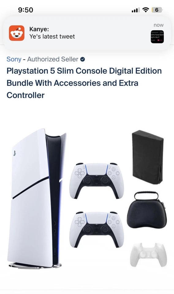 Sony PlayStation 5 Slim Disc Video Game Consoles