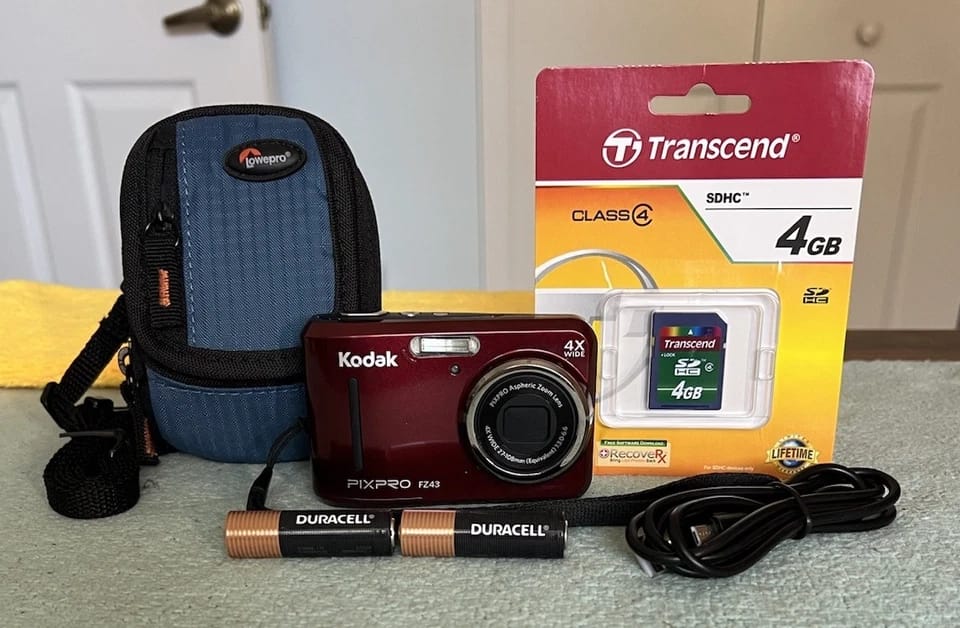 Kodak PIXPRO Fz43 Digital Cameras Black New Body Only