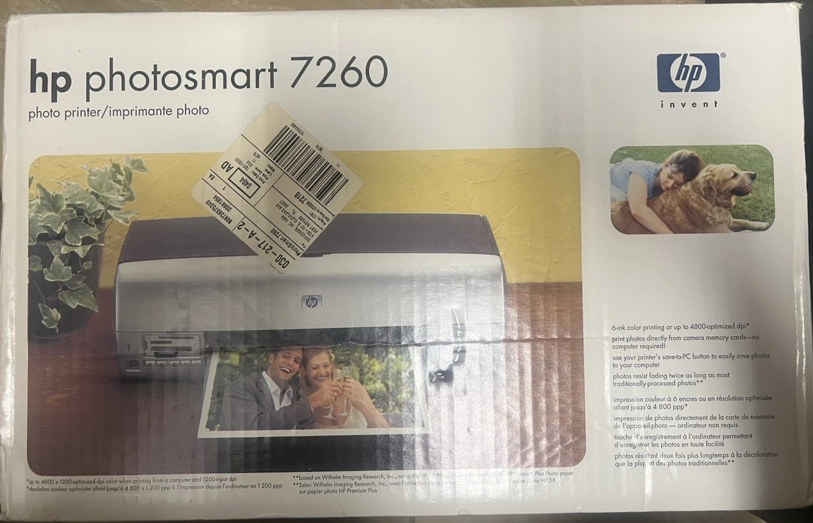 HP Photosmart 7260 Printers New