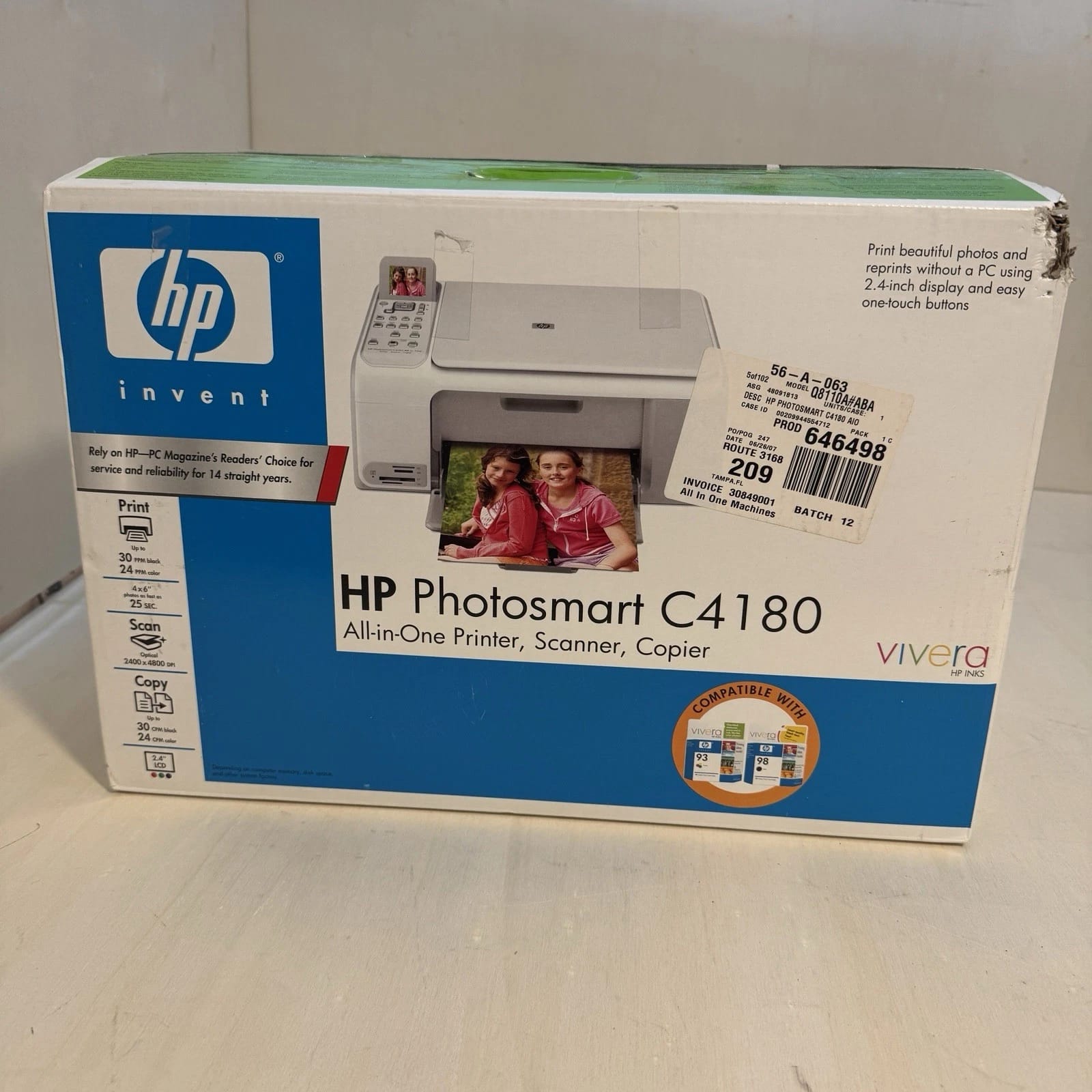 HP Photosmart C4180 Printers New