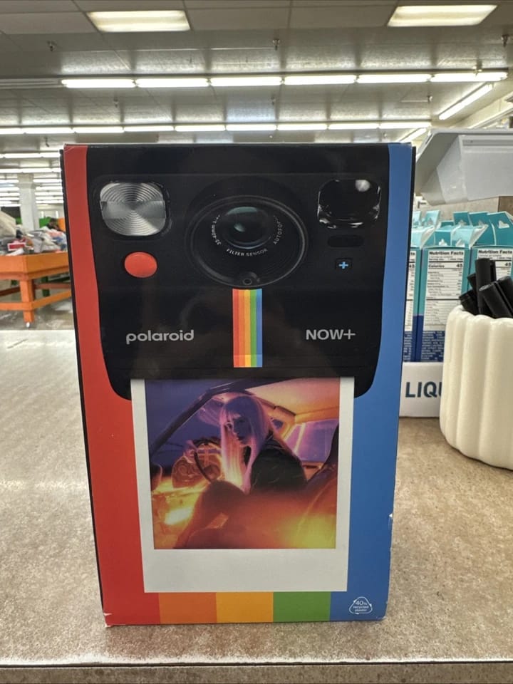 Polaroid Now+ Generation 2 Digital Cameras Black New Body Only