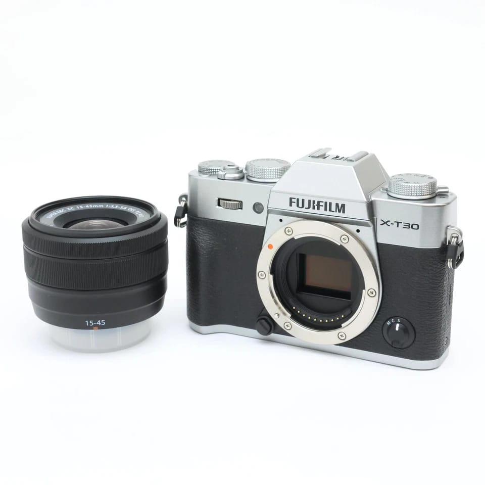 Fujifilm X-T30 II Digital Cameras Silver New w/ 15-45mm Kit