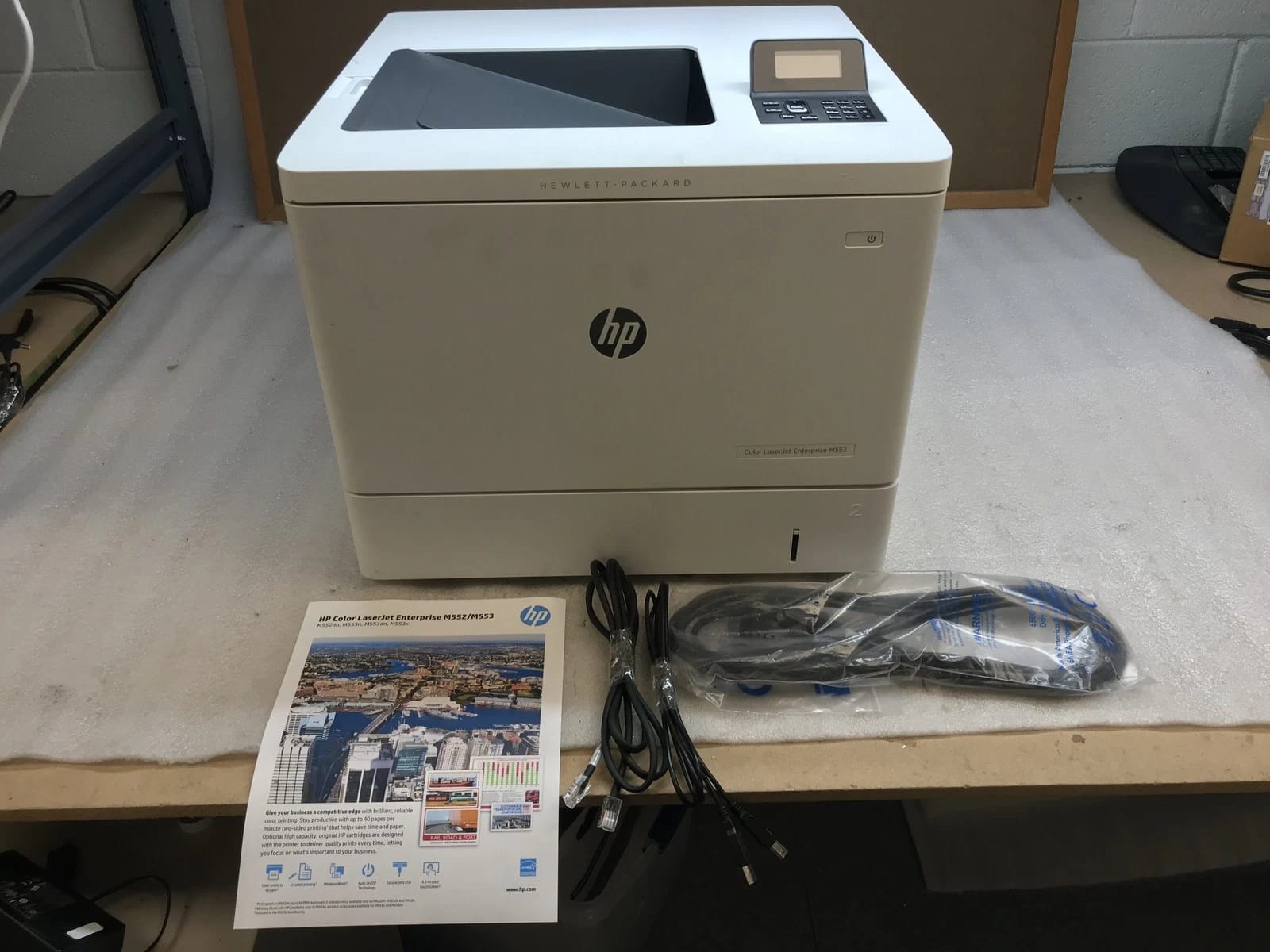 HP Color Laserjet M553 Printers Used - Good