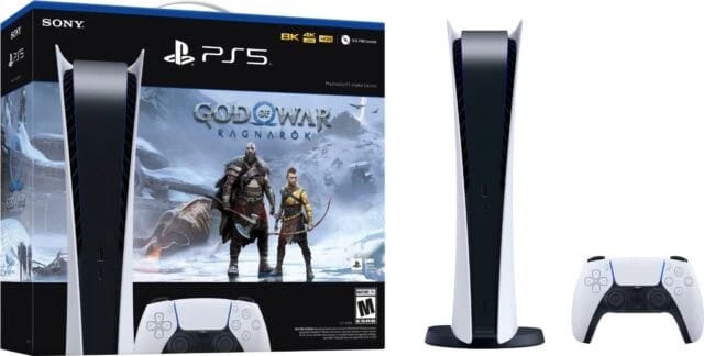 Sony PlayStation 5 Disc Video Game Consoles White Marvel's Spider-Man 2 Bundle New