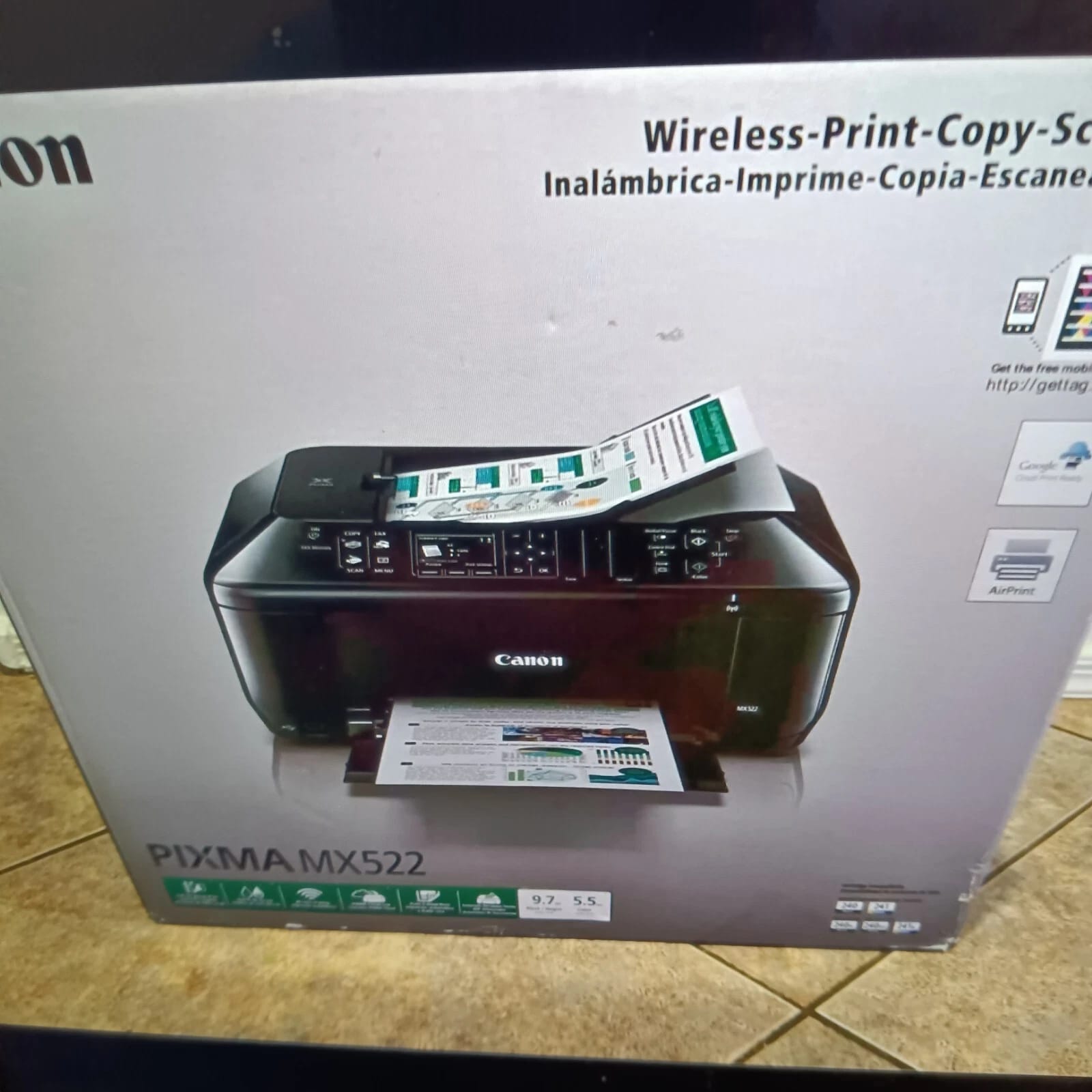 Canon PIXMA MX522 Printers Open-Box Excellent