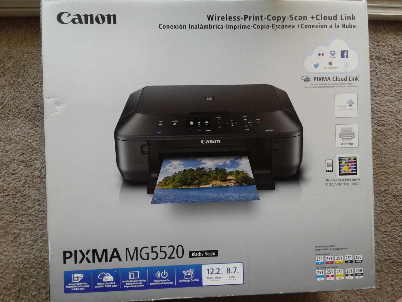 Canon Pixma MG5520 Printers Open-Box Excellent