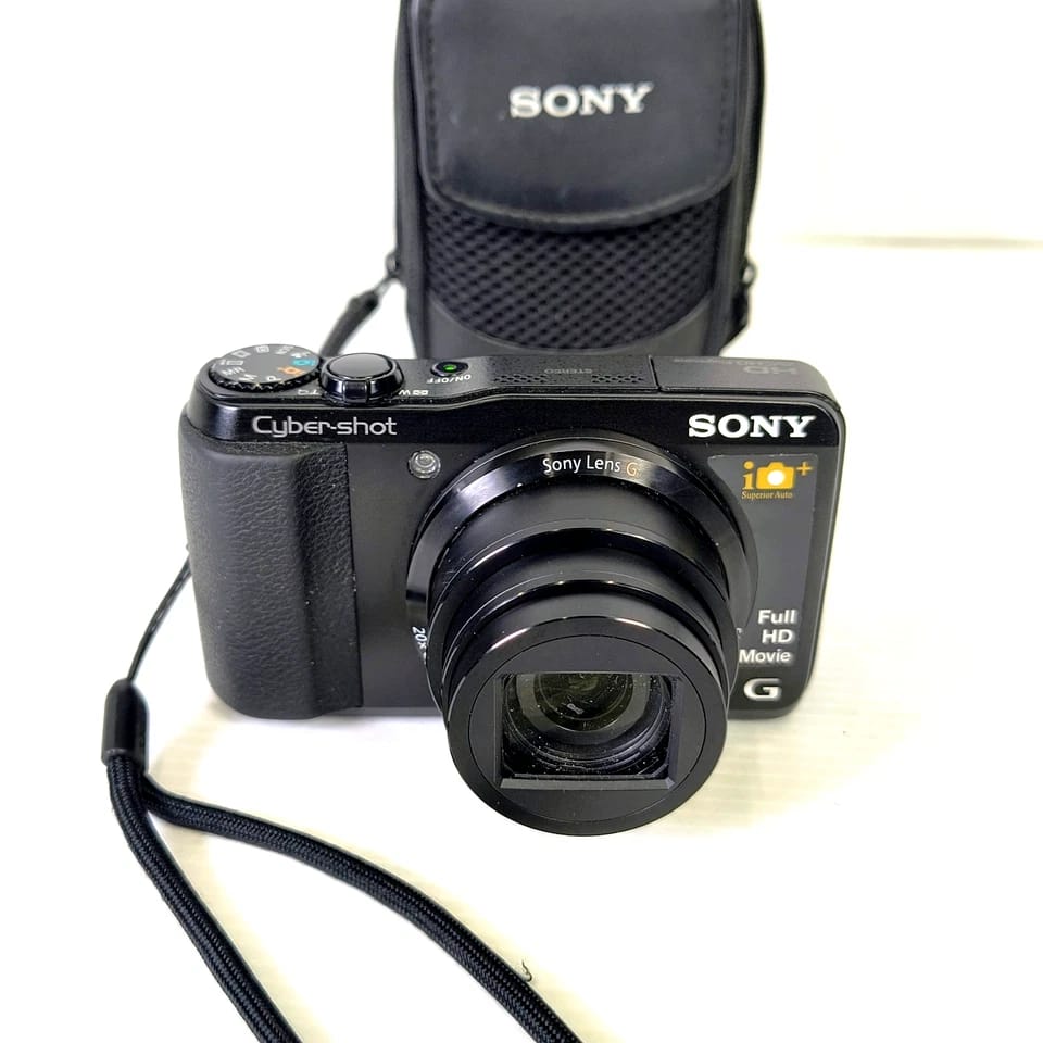 Sony Cyber-shot DSC-HX20V Digital Cameras Black Used - Good Body Only
