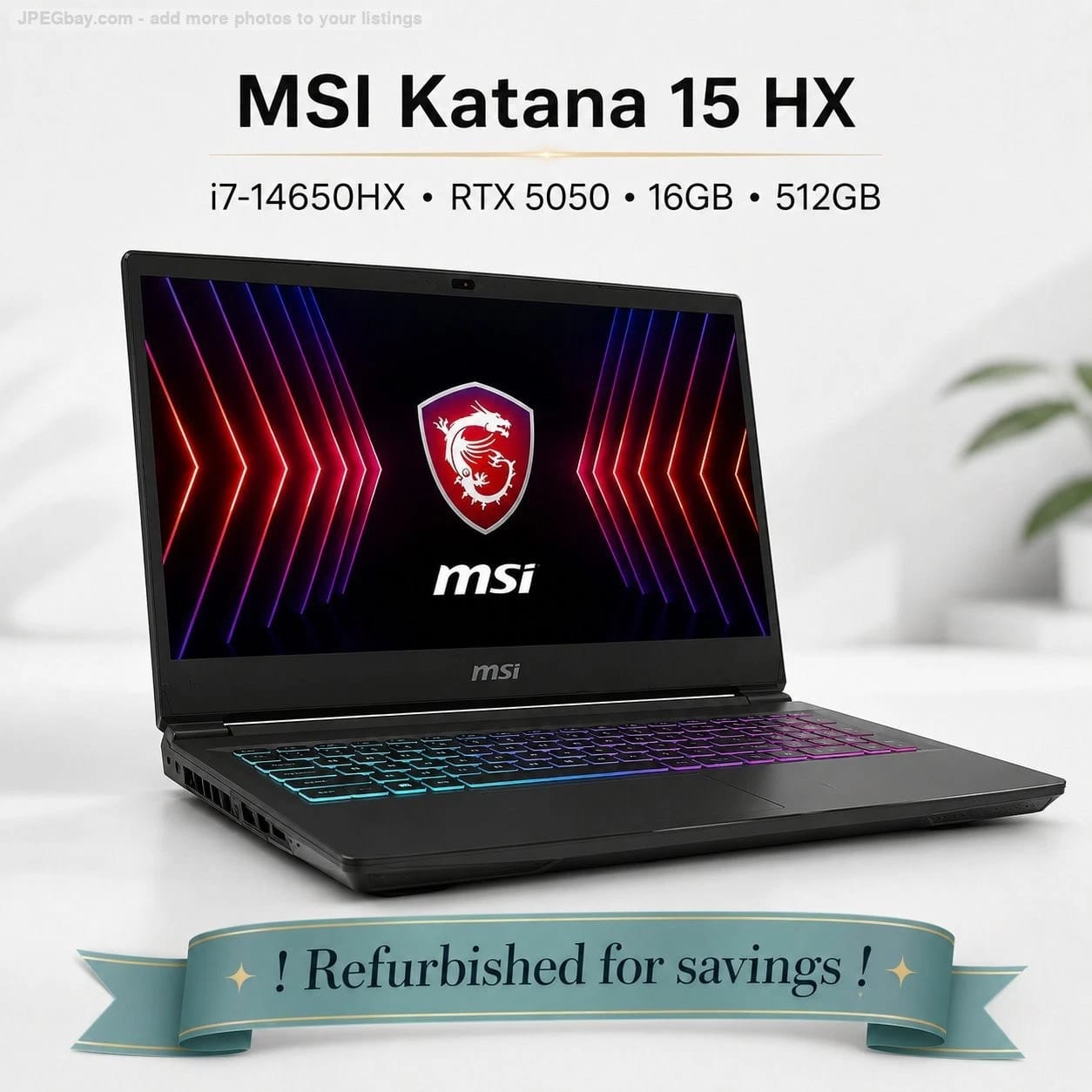 MSI Katana 15 HX B14WGK-293US Computers 1TB 16GB New