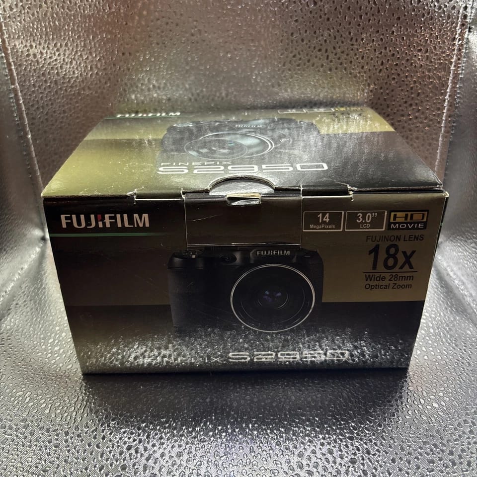 Fujifilm FinePix S2950 Digital Cameras Black New Body Only