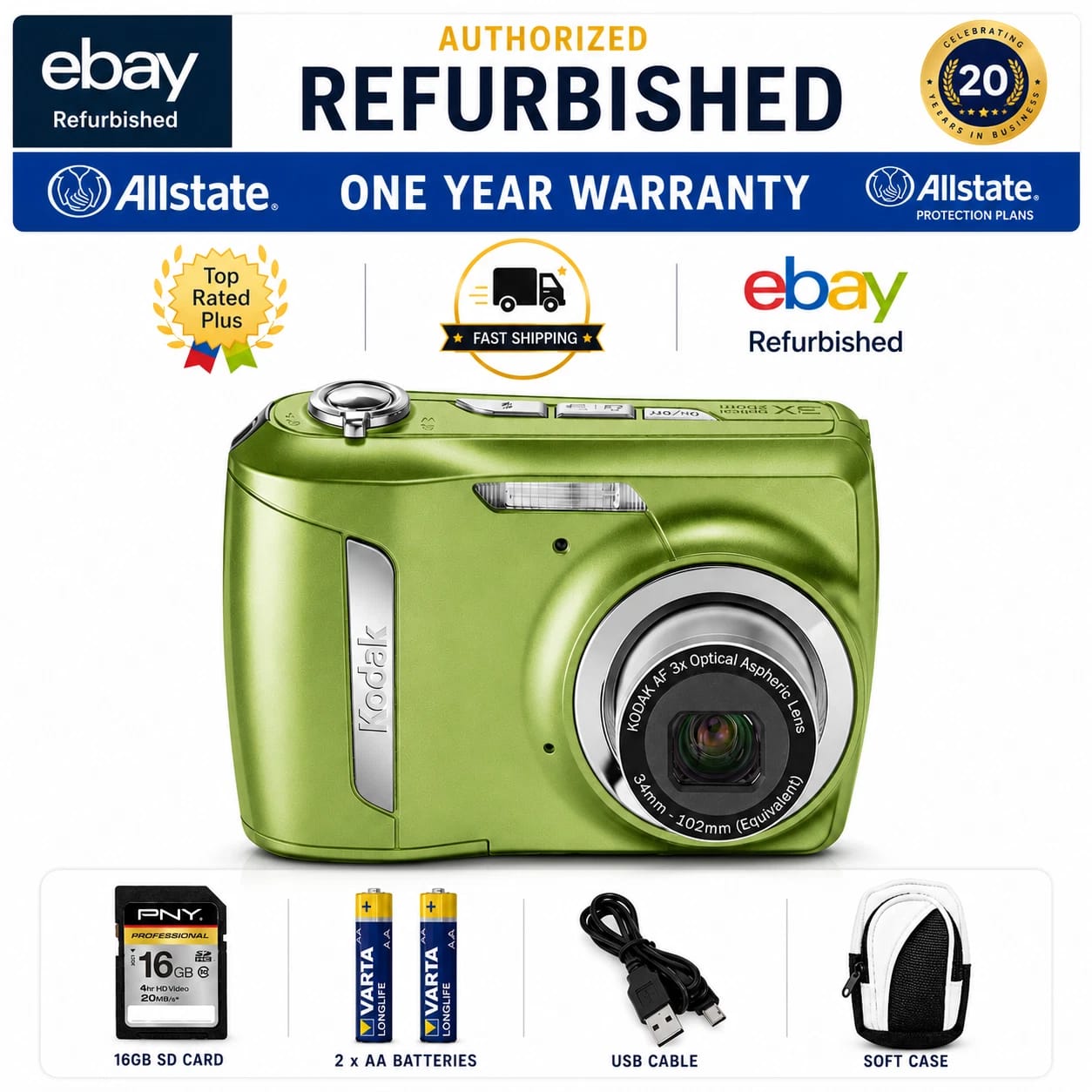 Kodak EasyShare C143 Digital Cameras Silver New Body Only