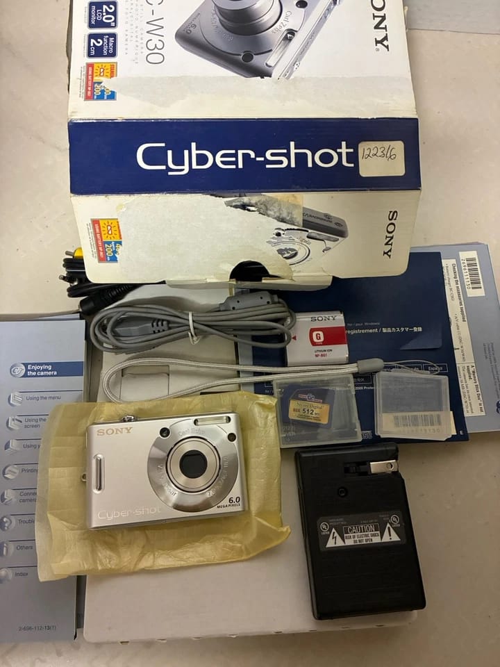 Sony Cyber-shot DSC-W30 Digital Cameras Silver New Body Only