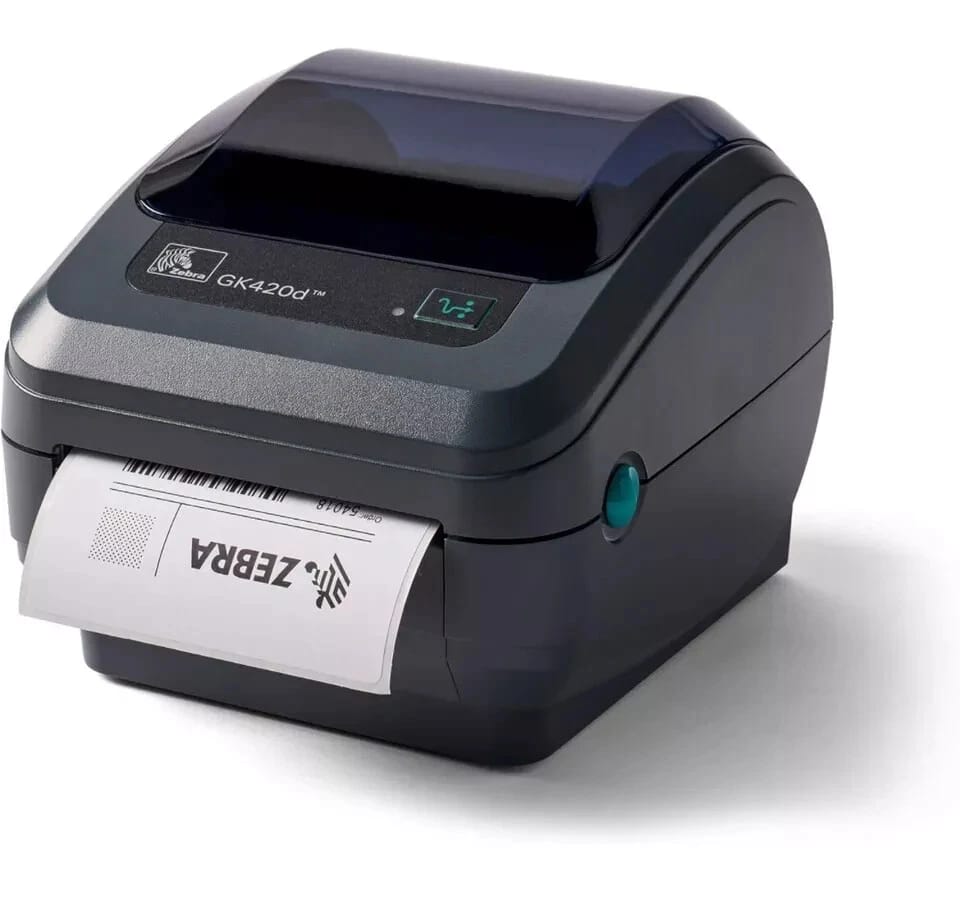 Zebra GK420d LAN Printers Used - Good