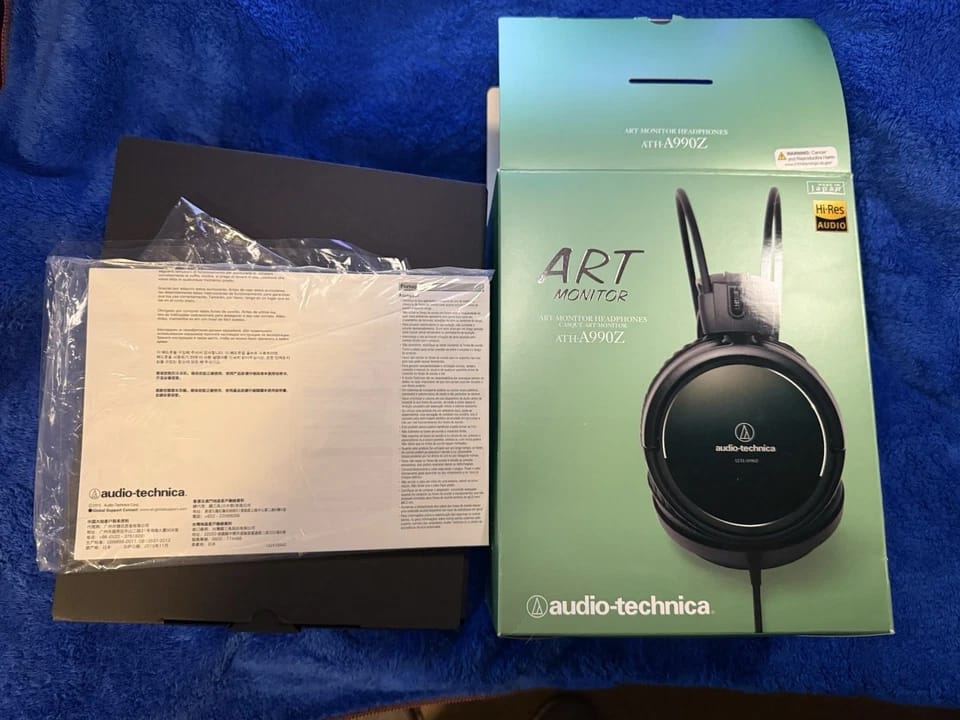 Audio-Technica ATH-A990Z Headphones & Earbuds Black New