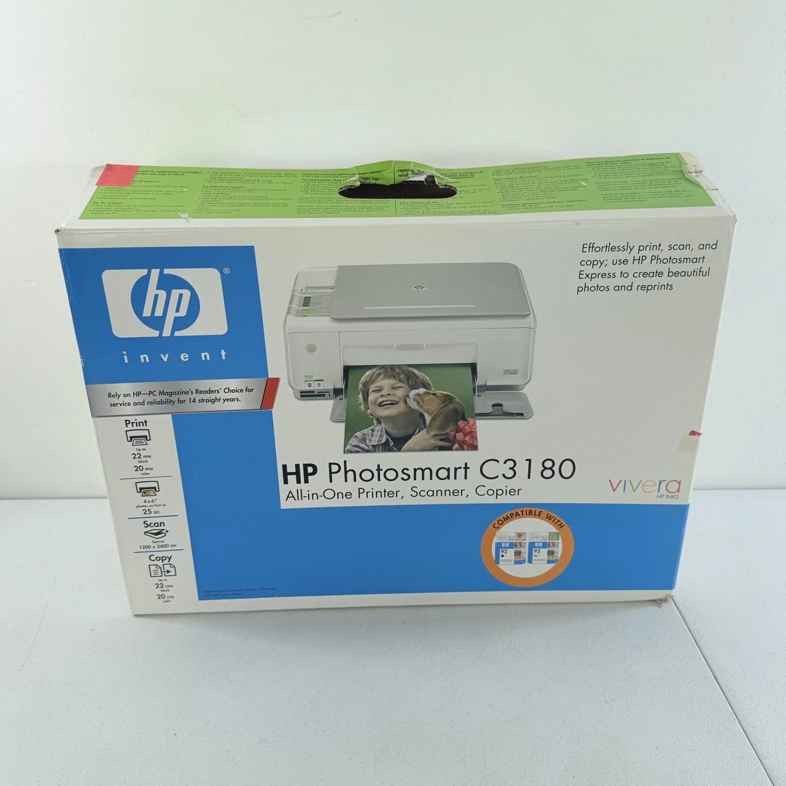 HP Photosmart C3180 Printers New
