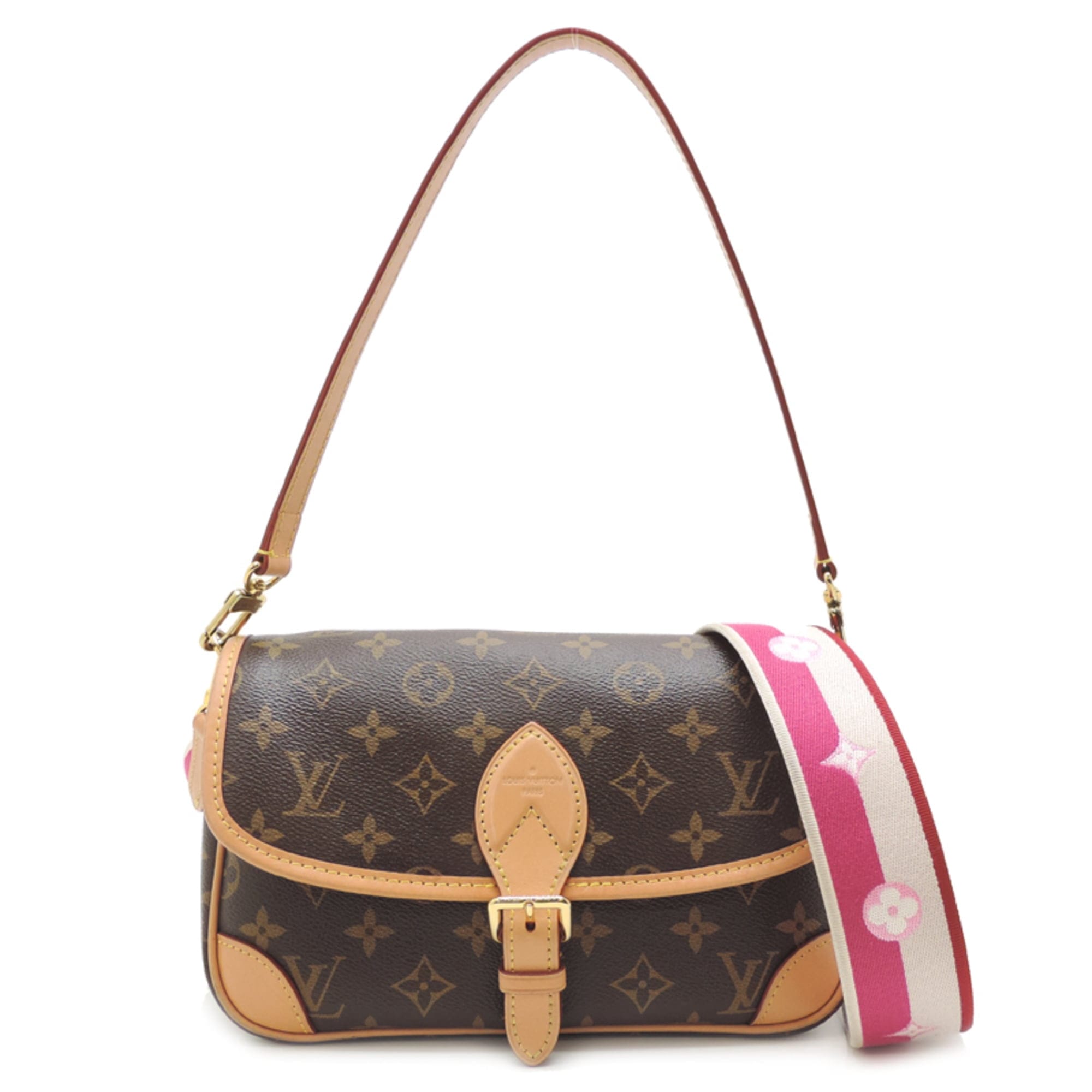 Louis Vuitton Diane Women's bags PM Black Monogram Canvas Used - Good