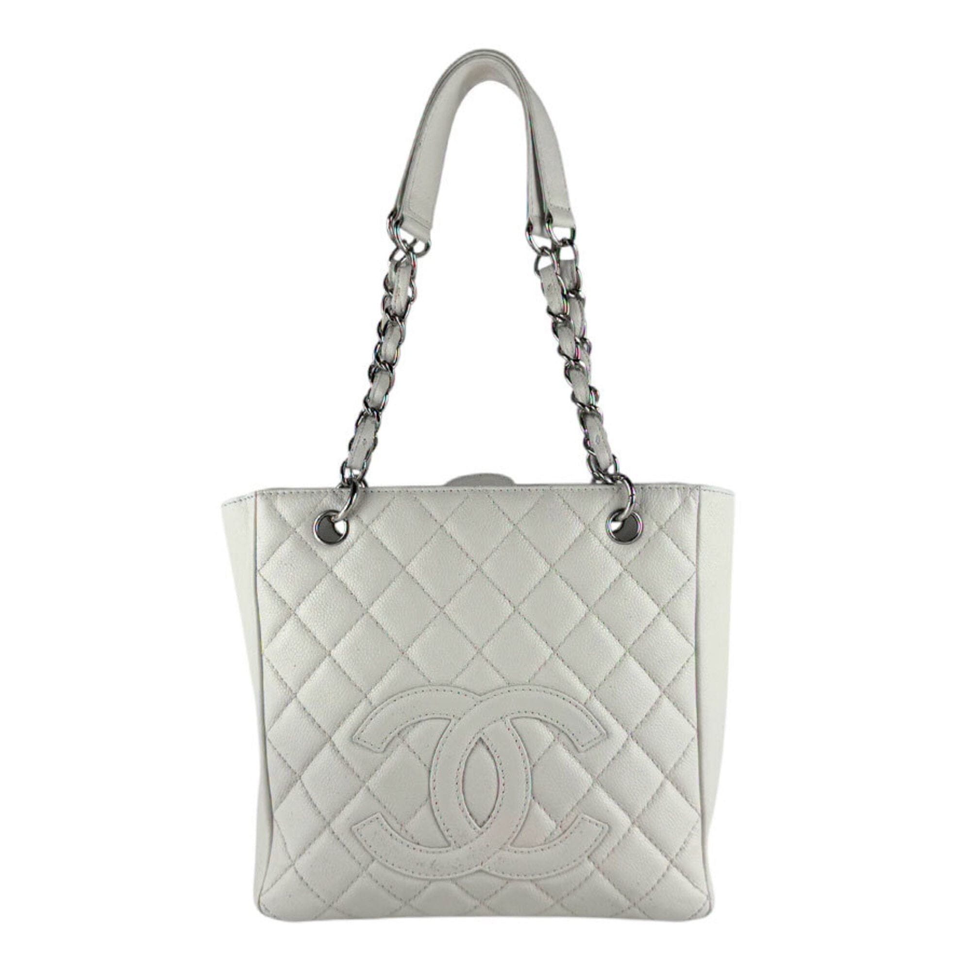 Chanel PST Women's bags White Caviar (Grained Calfskin) Unspecified Used - Good
