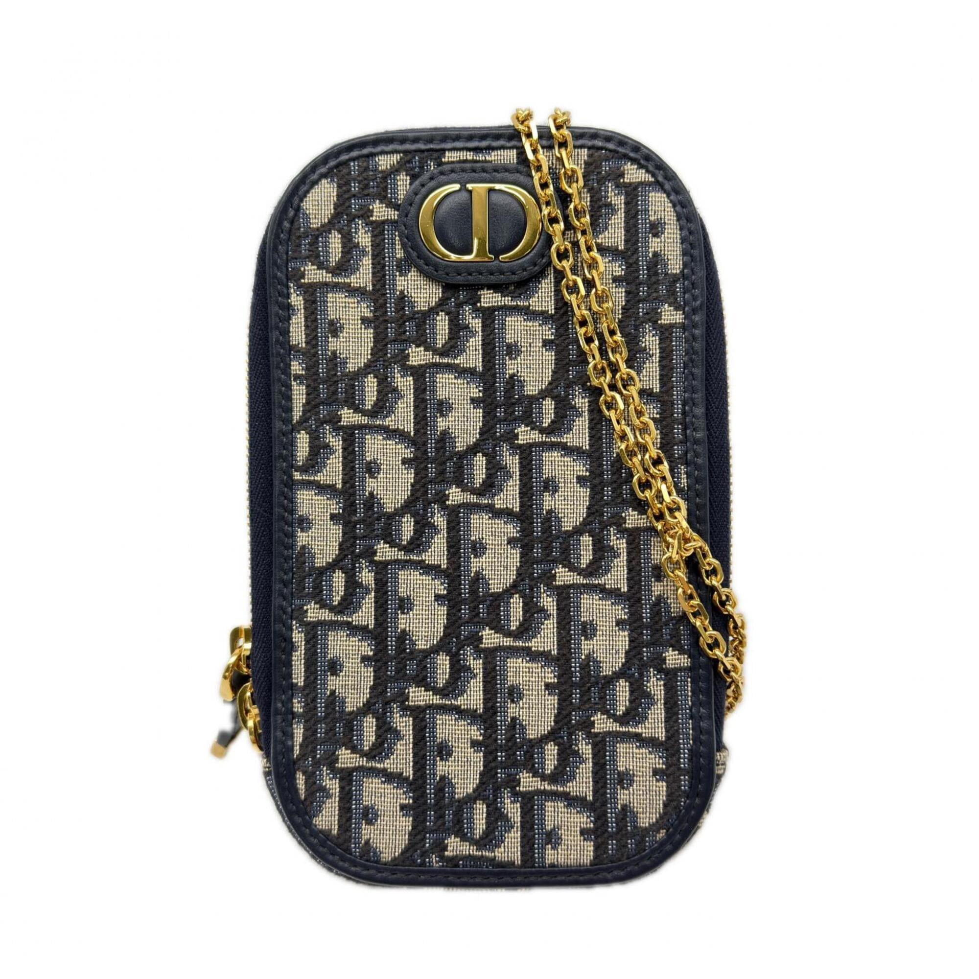 Dior 30 Montaigne Women's bags Unspecified Navy Canvas Used - Good