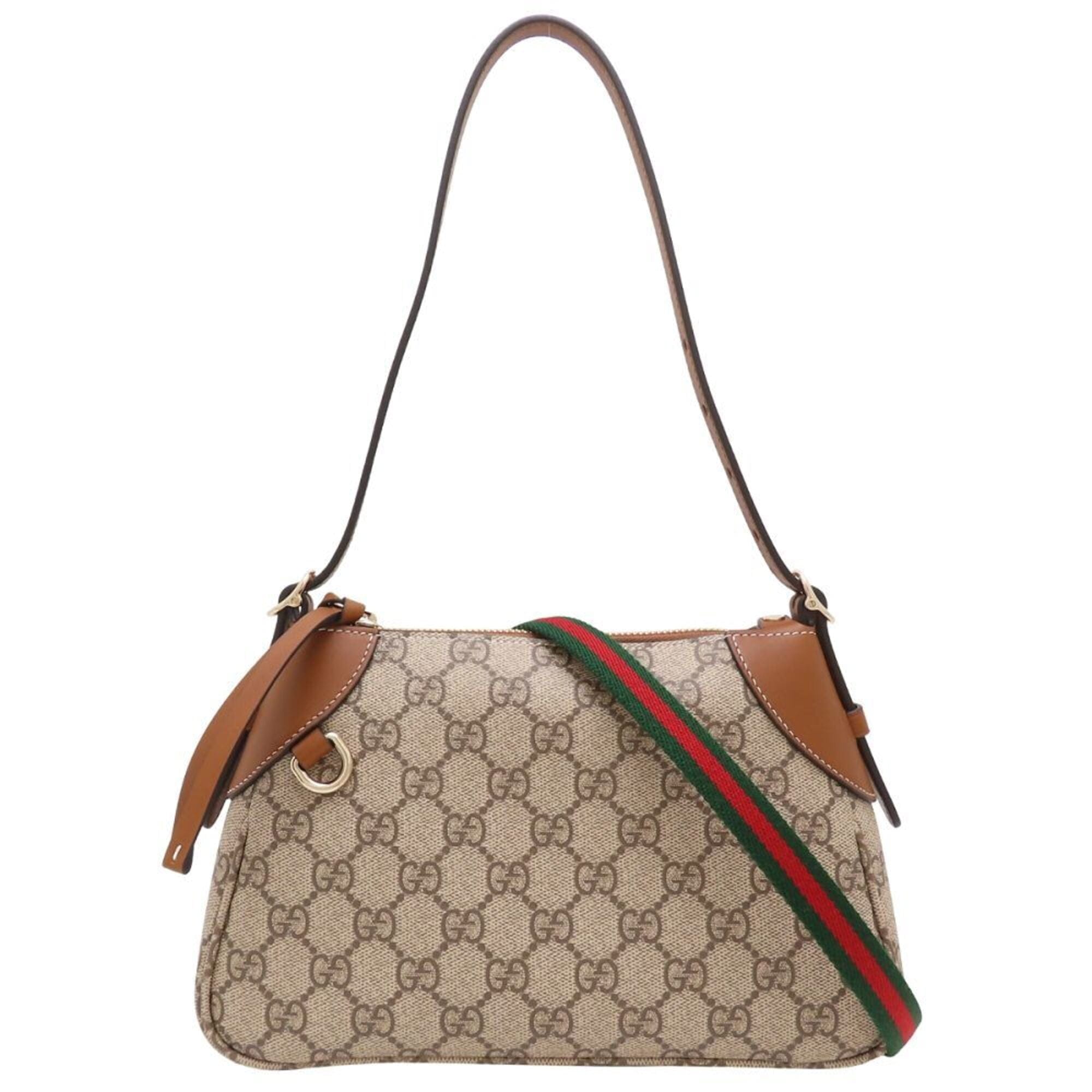 Gucci GG Emblem Women's bags Unspecified Beige And Brown GG Canvas Used - Very Good