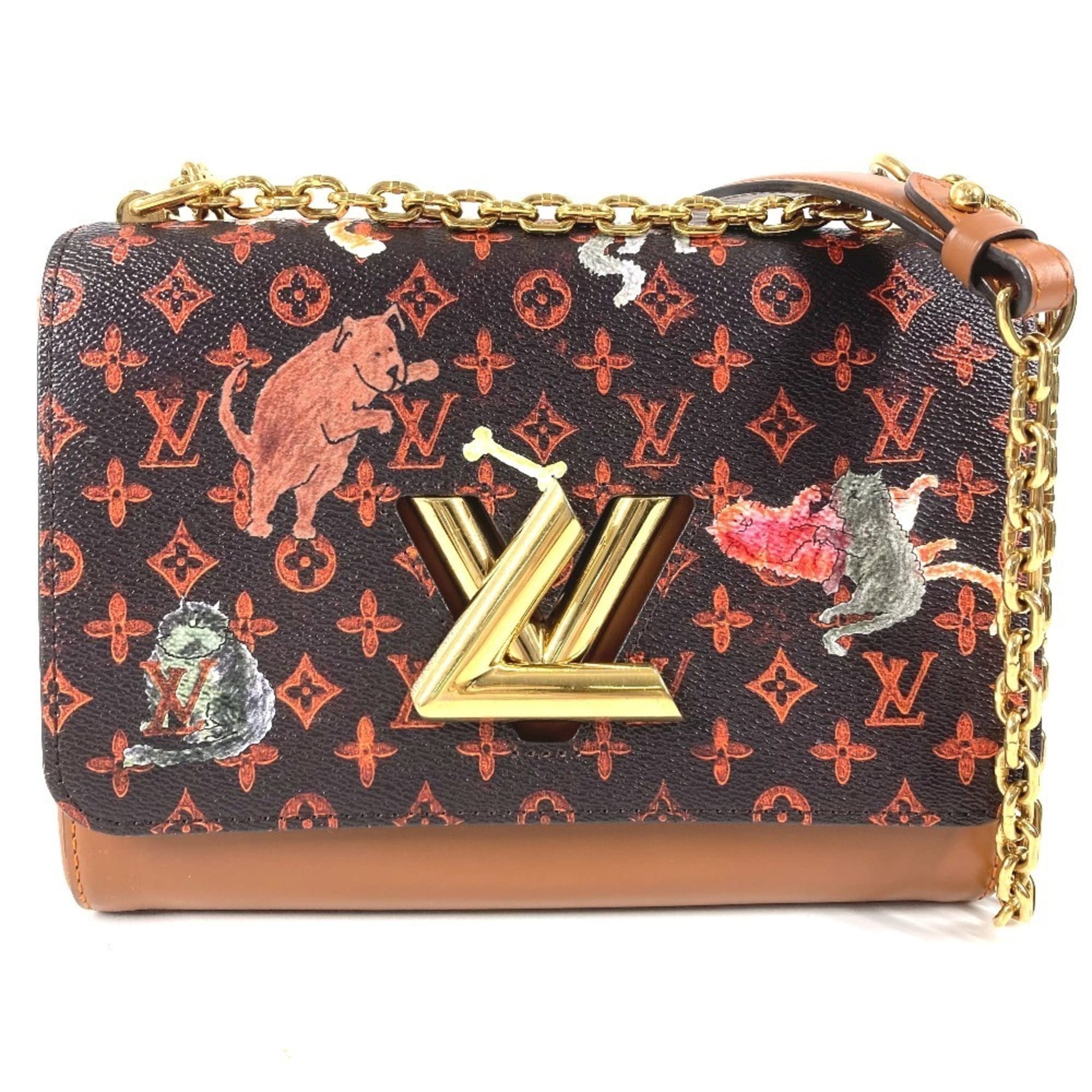 Louis Vuitton Twist Women's bags MM Black Epi Leather Used - Acceptable
