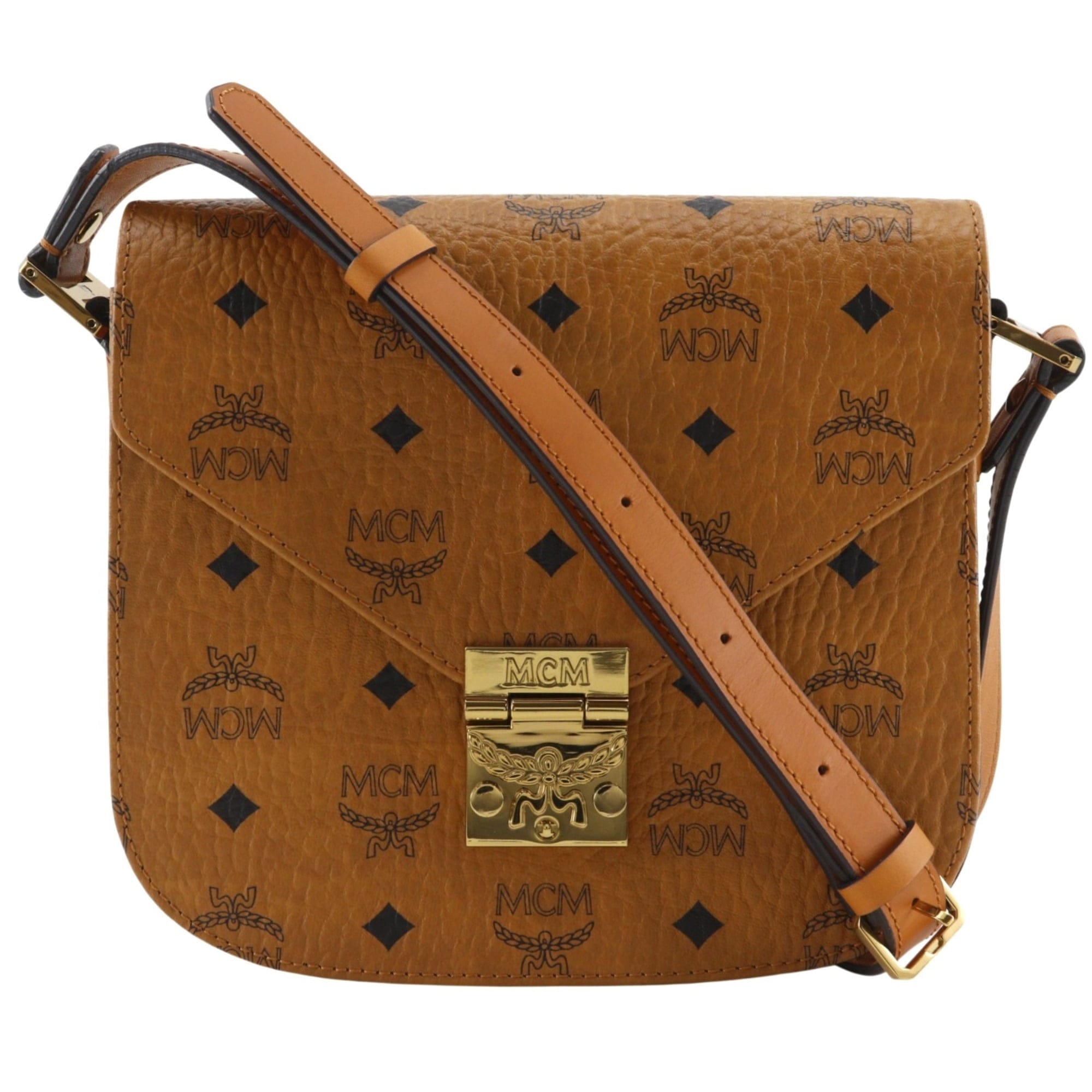 MCM Patricia Women's bags Brown Visetos Patricia Shoulder Bag Unspecified Used - Good