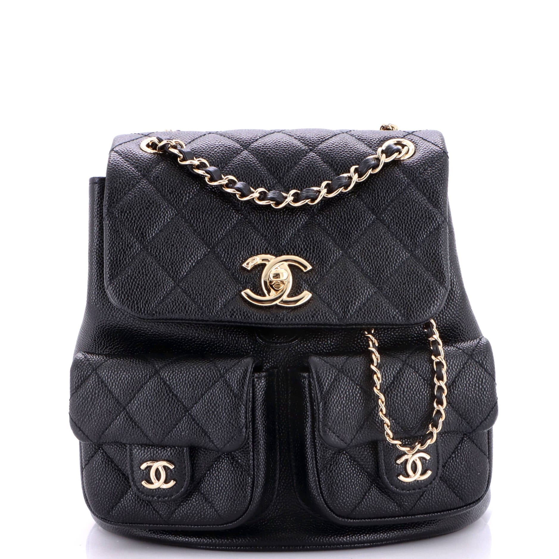 Chanel Duma Women's bags Small Black Quilted Unspecified New