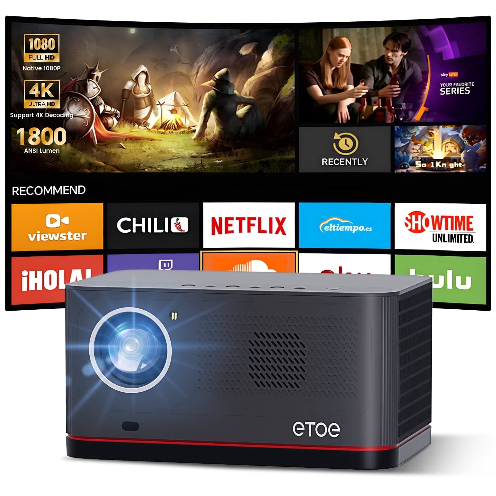 ETOE Whale Pro Projectors Open-Box Excellent