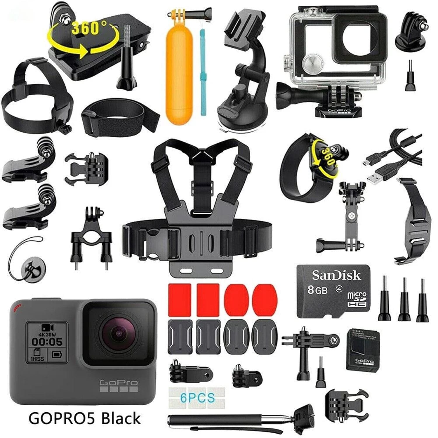 GoPro Hero5 Black Digital Cameras New Body Only