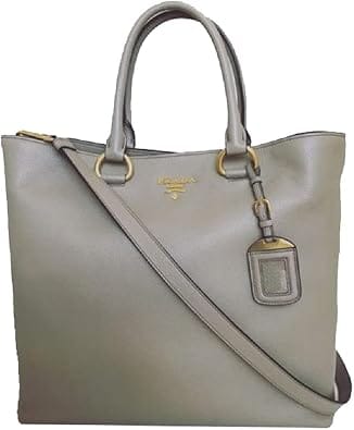 Prada Double Tote Women's bags Small Red Saffiano Leather New