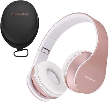 PowerLocus P1 Headphones & Earbuds Gold New