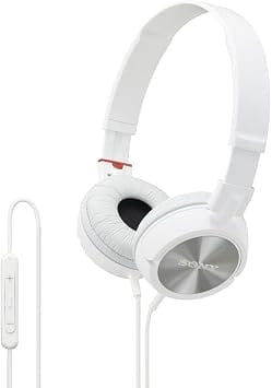 Sony MDR-ZX300IP Headphones & Earbuds White New