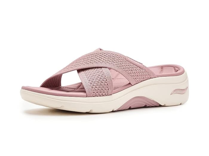 Skechers GO WALK Arch Fit Sneaker Purple Full Size Run New
