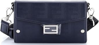 Fendi Baguette Pouch Women's bags Unspecified Blue Leather New