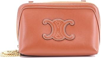 Celine Cuir Triomphe Clutch Women's bags Brown Unspecified New