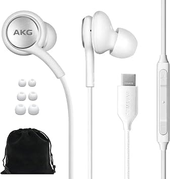 Samsung AKG-TYPE-C-USB-WHT-v2 Headphones & Earbuds Black New