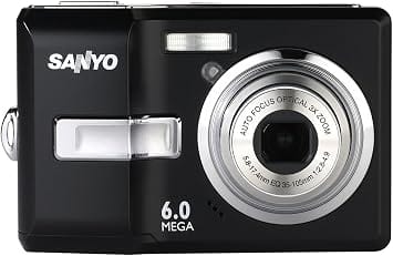 SANYO s650 Digital Cameras Black New Body Only