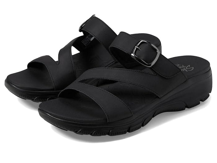 Skechers Easy Going Sneaker Black Full Size Run New