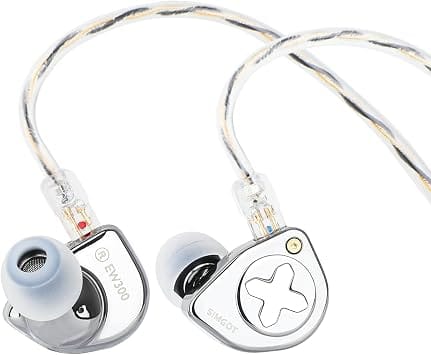 Linsoul SIMGOT EW300 Headphones & Earbuds Silver New