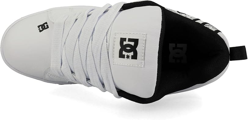 DC Shoes Court Graffik Sneaker White 8 New