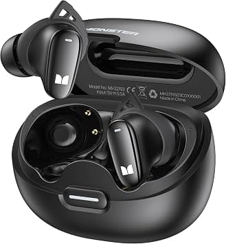 Monster W26 Headphones & Earbuds Black New