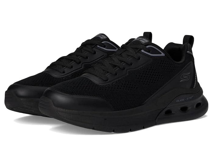 Skechers Arc Waves Sneaker Black Full Size Run New