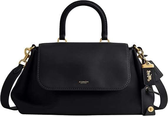 Coach Rogue Top Handle Women's bags Black Regenerative Leather New