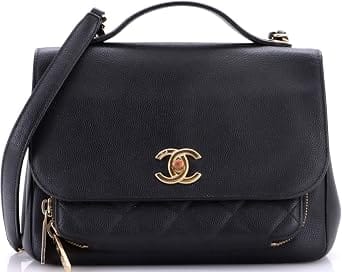 Chanel Business Affinity Shoulder Bag Women's bags Mini Red Quilted Gold New