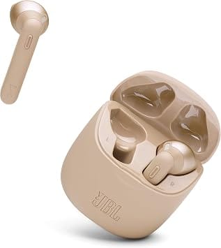 JBL JBLT225TWSGLDAM Headphones & Earbuds Gold New