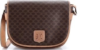 Celine Saddle Shoulder Bag Women's bags Unspecified Coated Canvas New