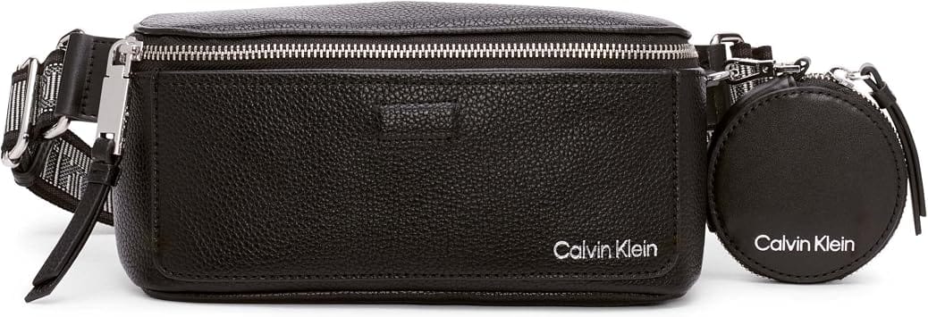 Calvin Klein Millie Belt Bag Women's bags One Size Black Faux Leather New