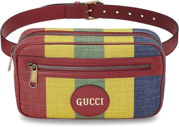 Gucci Sylvie Belt Bag Women's bags Small Red Canvas New