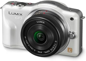 Panasonic LUMIX GF3CW Digital Cameras White New Body Only