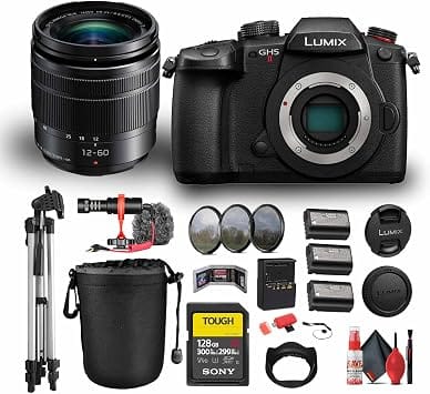 Panasonic LUMIX GH5M2K Digital Cameras Black New Body Only
