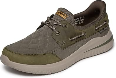 Skechers Delson 3.0 Sneaker Green 9 New